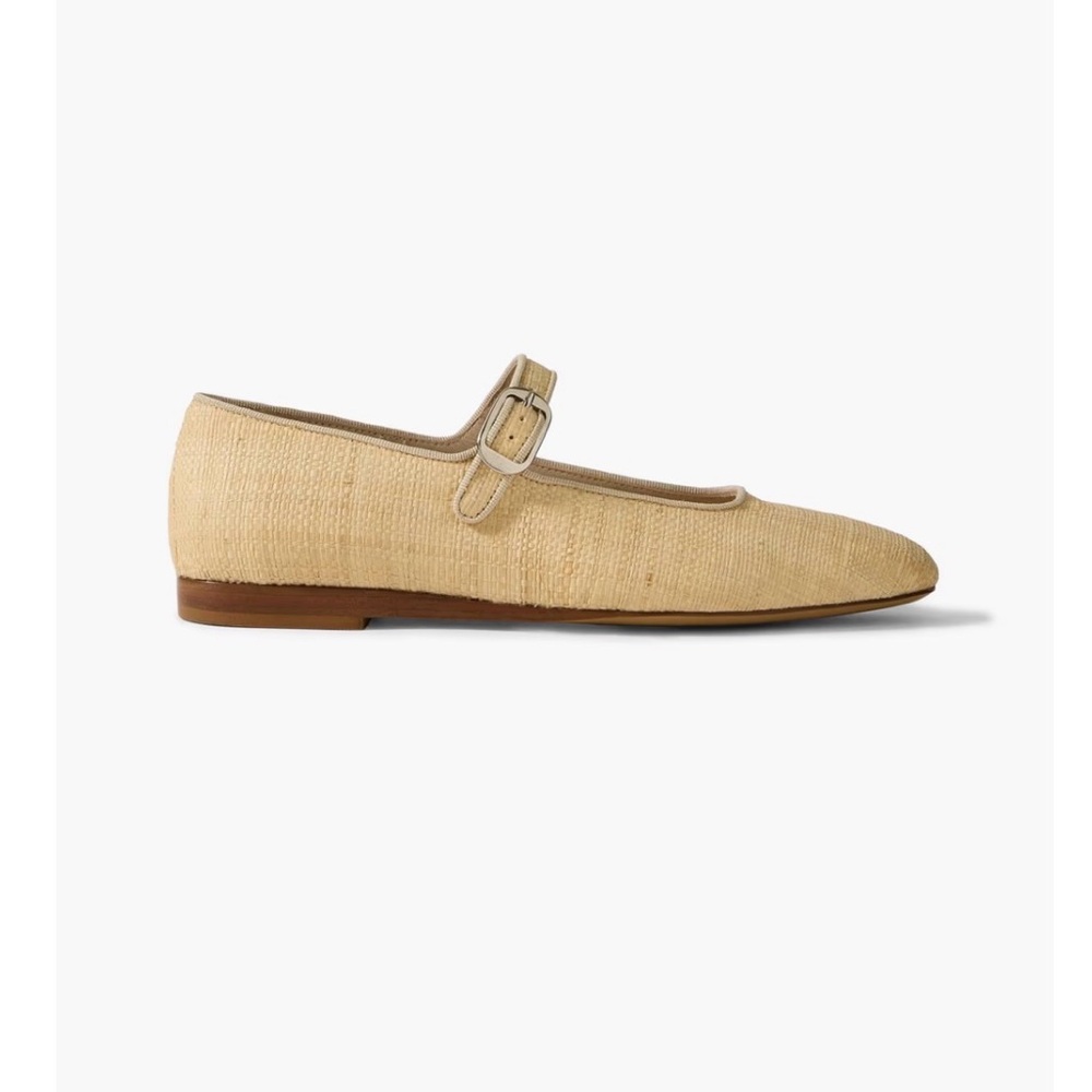 Le Monde Beryl Raffia Mary Jane